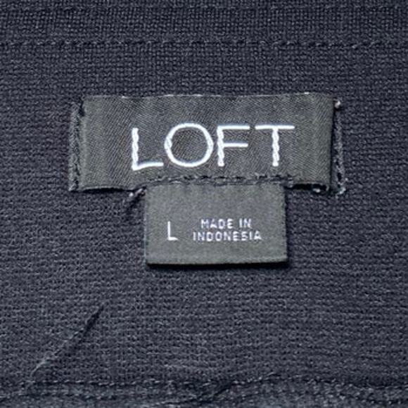 LOFT - Black Stretchy Cropped Pants - Comfortable & Stylish - Picture 10 of 10